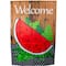 Welcome Watermelon Slice Spring Outdoor House Flag